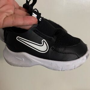 Nike Kids Black and White Slip-On Sneakers